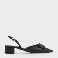 CHARLES & KEITH/ウーブンバックル スリングバックパンプス/507080392