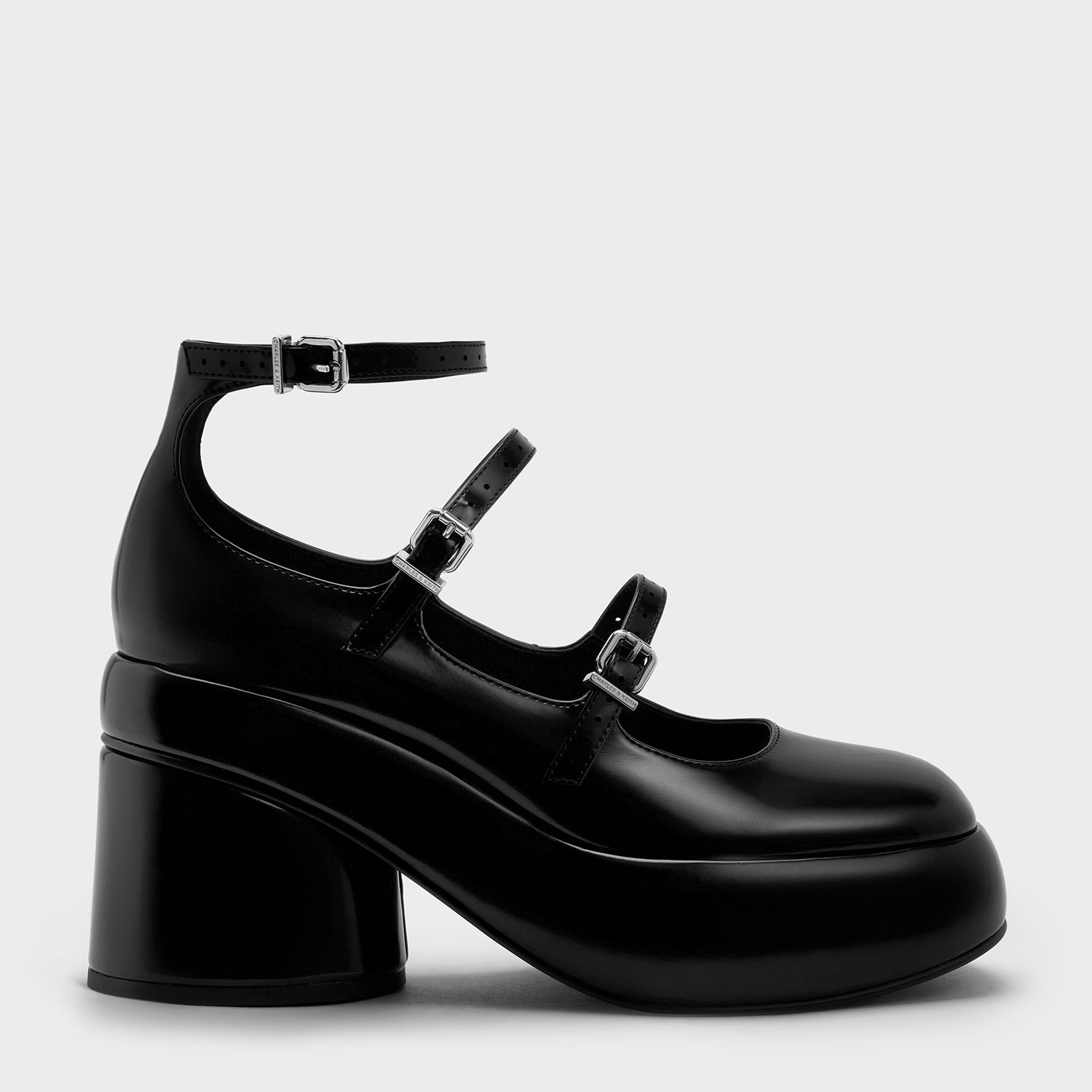 チャールズアンドキース スタッズストラップパンプス CHARLES & KEITH Sepphe セフェ スタッズストラップパンプス