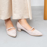 Launa lea/ラウナレア Launa lea ボタンストラップヒールパンプス(0553)/507080415
