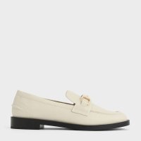 CHARLES & KEITH/メタリックアクセント ローファー/507080435
