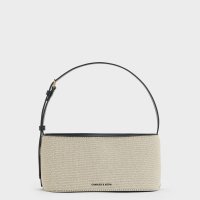 CHARLES & KEITH/Wisteria ウィステリア キャンバスショルダーバッグ/507080464