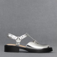 CHARLES & KEITH/【L'INITIAL】レザー カットアウトTバーサンダル/507080491