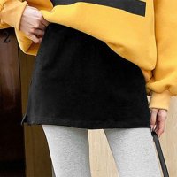 REAL STYLE/リアルスタイル REAL STYLE 付け裾 つけ裾 レイヤード シャツ レディース ウエストゴム 重ね着風 体系カバー 裾出し すそ フェイク おしゃれ 白 /507081124