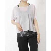 TIGORA/ティゴラ TIGORA レディース フィットネス 半袖Tシャツ フィットネス ブラタンクトップセットシアーTシャツ TRー3F2324TS/507081265