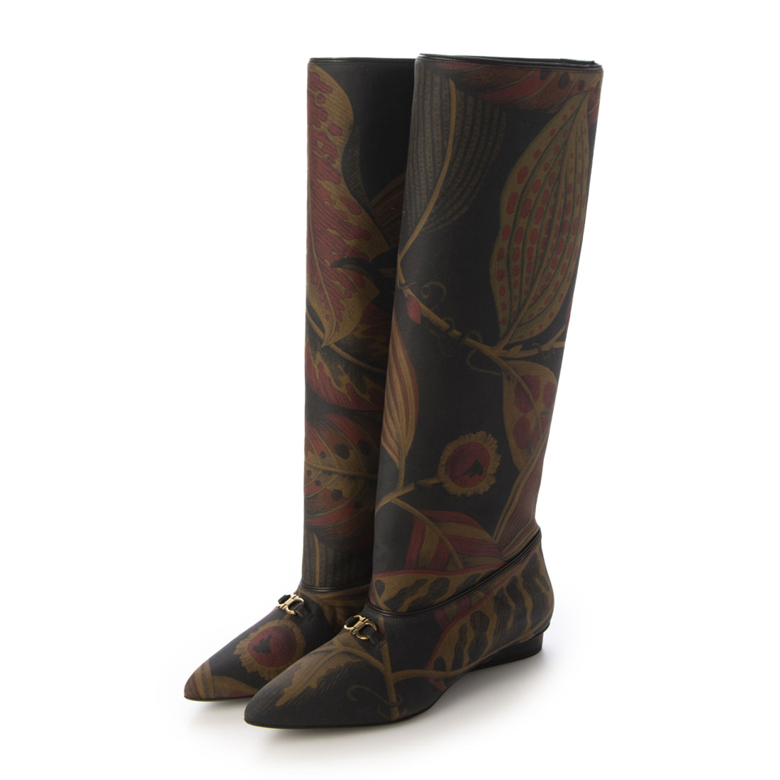 美品 SALVATORE FERRAGAMO ジョッキー ブーツ セール74%OFF】サルバトーレフェラガモ Salvatore Ferragamo