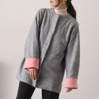 REAL STYLE/リアルスタイル REAL STYLE カーディガン ニット リバーシブル ワイド ゆったり レディース トップス 羽織り 冬 肉厚 厚手 暖かい おしゃれ かわ/507081407