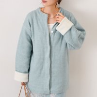 REAL STYLE/リアルスタイル REAL STYLE カーディガン ニット リバーシブル ワイド ゆったり レディース トップス 羽織り 冬 肉厚 厚手 暖かい おしゃれ かわ/507081407