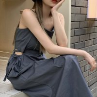 Private Beach/プライベートビーチ privatebeach サイドカットアウトキャミワンピース/507082097