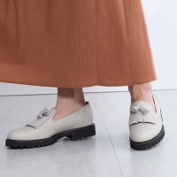 HIMIKO/ヒミコ 卑弥呼 トラックソールキルトタッセルローファー/641108/507082133