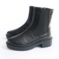 AmiAmi/[アミアミ]トラックソールサイドジップサイドゴアブーツチェルシーブーツ レディース SH216/507082507