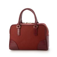 Guy Laroche/ギ ラロッシュ Guy Laroche Guy Laroche/ギ・ラロッシュ 牛革クロコダイル型押し×キャンバス 2wayボストンバッグ/507082546