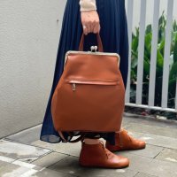Tomieco/トミエコ Tomieco がま口 リュック バックパック シルバー金具のがま口/507082793