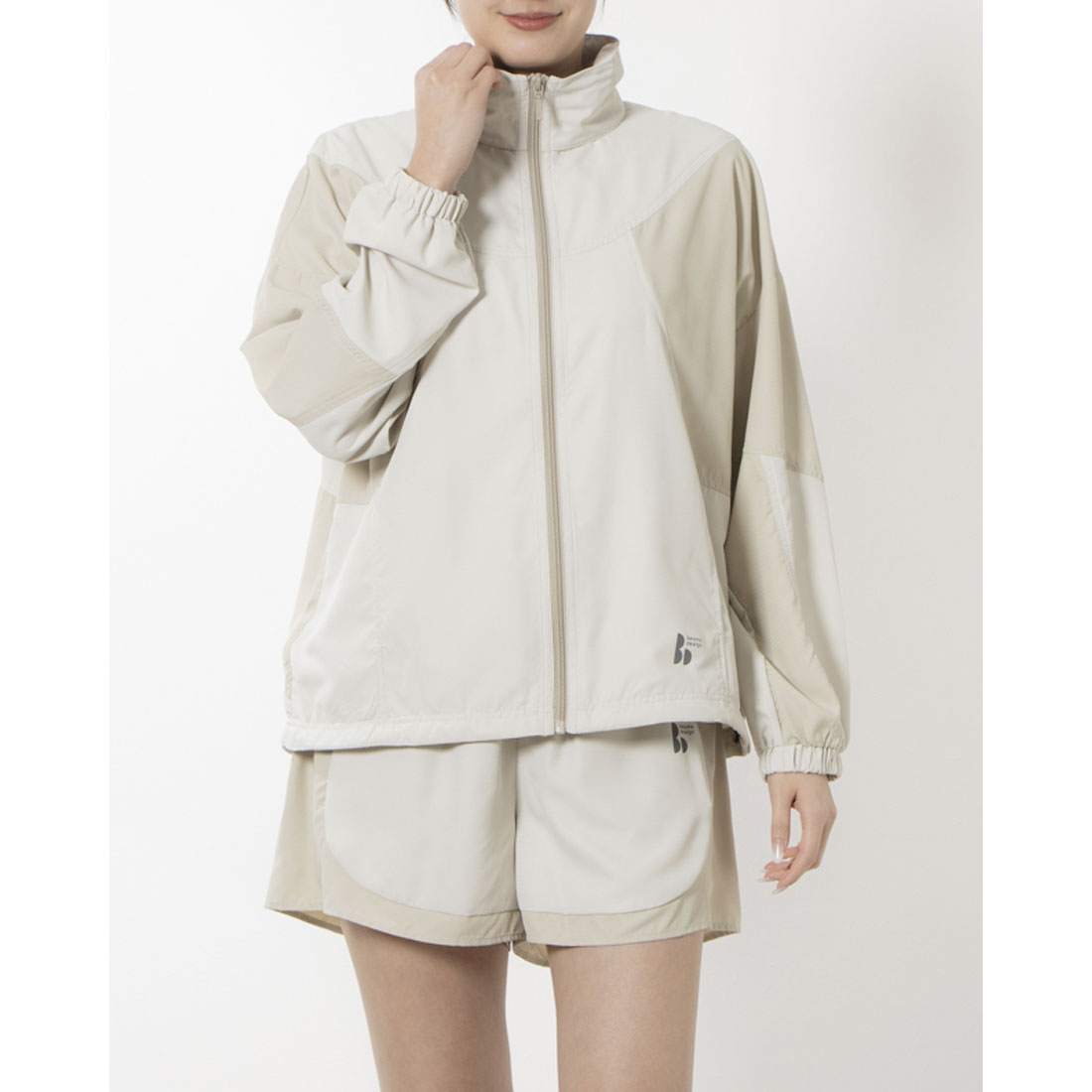 TIGORA × BEAMS ベージュ セットアップ M 撥水　ジャージ TIGORA × BEAMS ベージュ セットアップ M 撥水 ジャージ