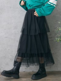 RETRO GIRL/レトロガール RETRO GIRL ティアードチュールSK/507084131