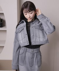 LIP SERVICE/リップサービス LIP SERVICE lady denimクロップドGジャン/507084183