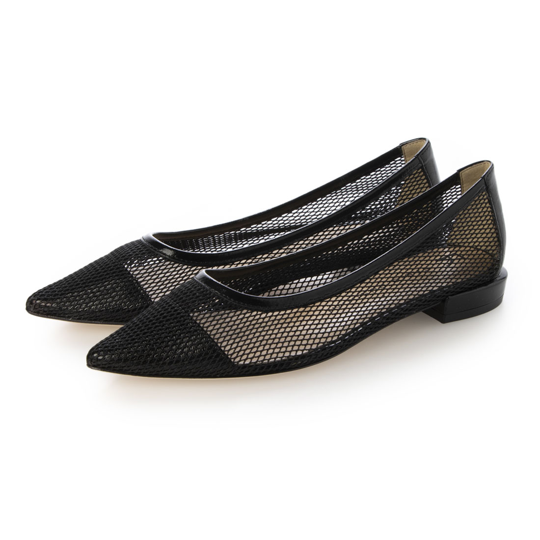 美品⭐︎DIES VAN NOTEN ブラック フラットパンプス エレガントスタイル ブラック（黒）系 Dries Van Noten(ドリス