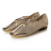 minia/ミニア minia ウッドヒールメタリックバブーシュ(214306)/507085239