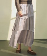 ICHIE/アシンメトリーサテンスカート/507087424