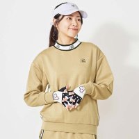 TopIsm/トップイズム TopIsm ゴルフウェア レディース gs GOLF トレーナー スウェットジャージ モックネック トップス リブロゴライン切替 おしゃれ かわ/507087462