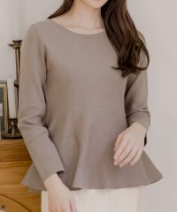 JULIA BOUTIQUE/ジュリアブティック JULIA BOUTIQUE 着るだけで美しいくびれラインが作れる。くびれニットトップス/507087744