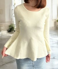 JULIA BOUTIQUE/ジュリアブティック JULIA BOUTIQUE 着るだけで美しいくびれラインが作れる。くびれニットトップス/507087744