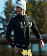 LUXEAKMPLUS/リュクスエイケイエムプラス LUXEAKMPLUS ゴルフ フロントロゴモックネックロングTシャツ/507087861