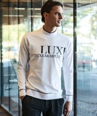 LUXEAKMPLUS/リュクスエイケイエムプラス LUXEAKMPLUS ゴルフ フロントロゴモックネックロングTシャツ/507087861
