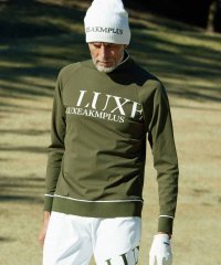 LUXEAKMPLUS/リュクスエイケイエムプラス LUXEAKMPLUS ゴルフ フロントロゴモックネックロングTシャツ/507087861