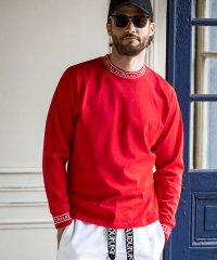 1PIU1UGUALE3 RELAX/ウノ ピゥ ウノ ウグァーレ トレ リラックス 1PIU1UGUALE3 RELAX ネックロゴロングTシャツ/507087880