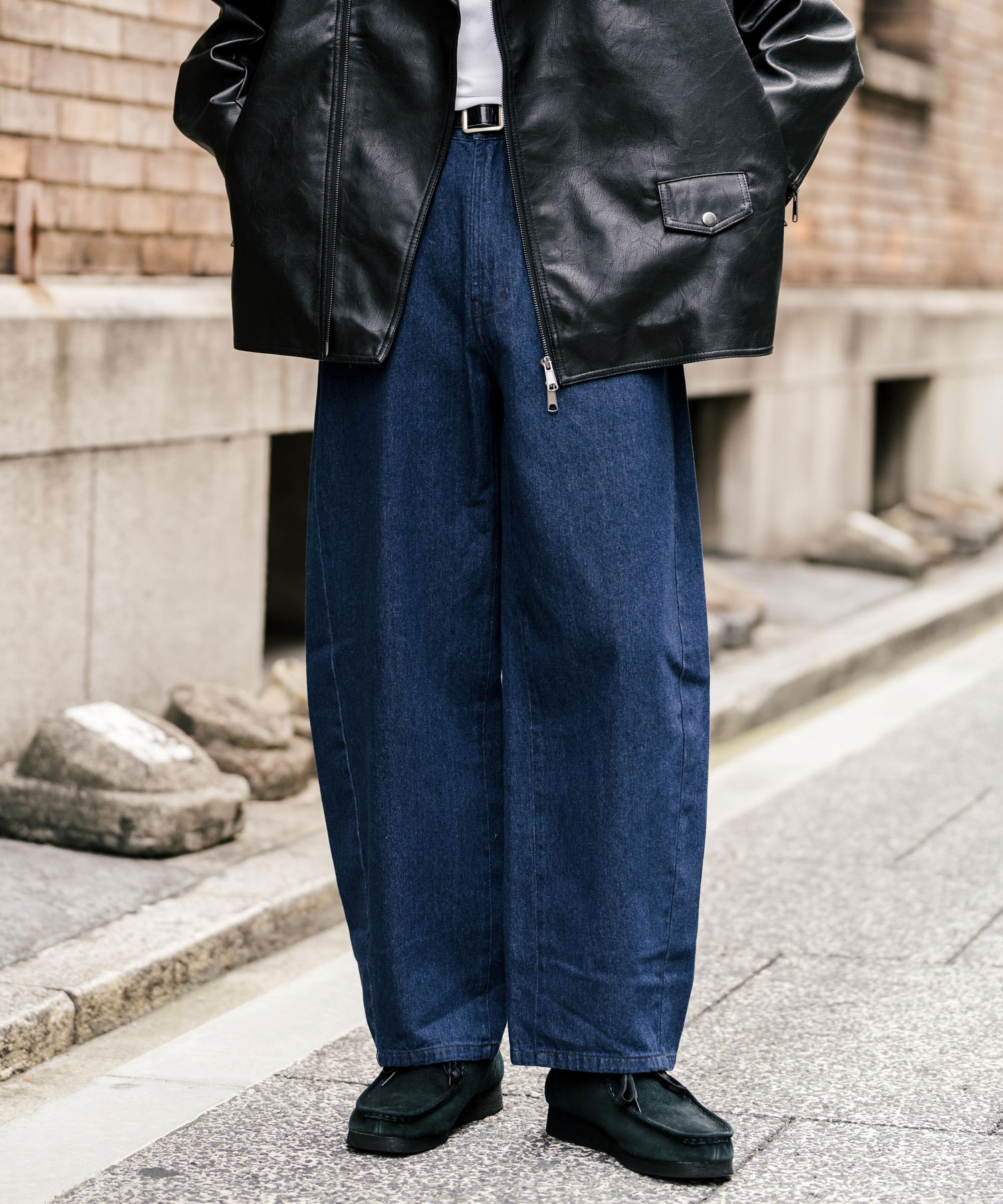 ロッキーモンロー Rocky Monroe デニムパンツ バレルレッグ