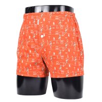 DAKS/ダックス DAKS トランクス 下着 インナー アンダーウェア メンズ 前閉じ M－L メンズ下着 男性 ネイビー オレンジ NTRX－01 【返品不可商品】/507087958