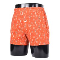DAKS/ダックス DAKS トランクス 下着 インナー アンダーウェア メンズ 前閉じ LL メンズ下着 男性 ネイビー オレンジ NTRX－02 【返品不可商品】/507087960