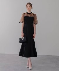 Leja/レジャ Leja パールパイピングボレロ付き2wayマーメイドフレアロングドレス美脚効果結婚式 パーティードレス 成人式 20代 30代 40代/507088398