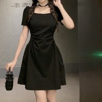 Zoe Jenko/ゾエ ジェンコ Zoe Jenko ギャザーデザインAラインミニワンピース 10400/507088579
