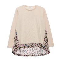 Nina mew/ニーナミュウ Ninamew ヒョウ柄ドローコードロンT/507088609