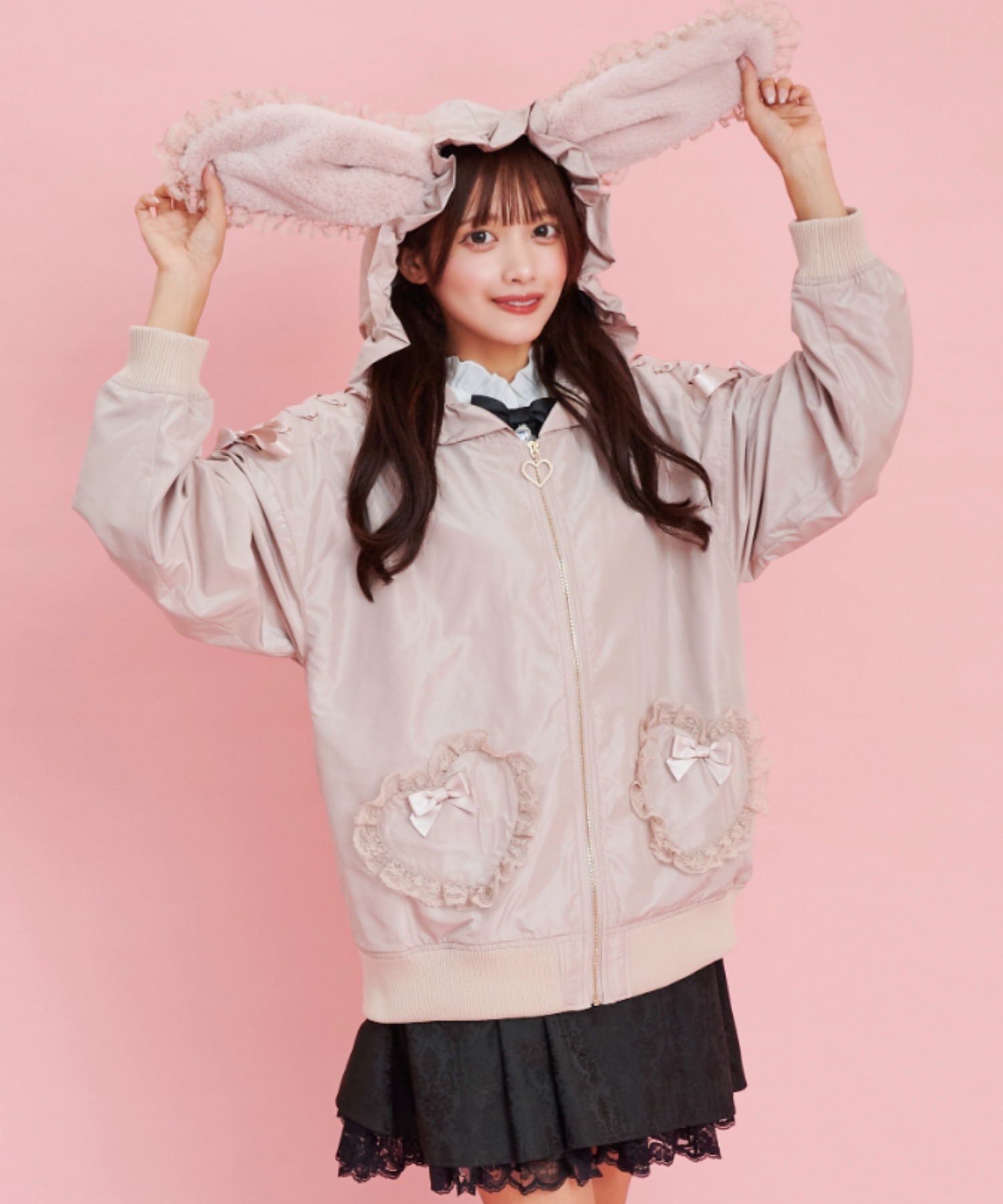 シークレットハニー Secret Honey ファーうさ耳ブルゾン