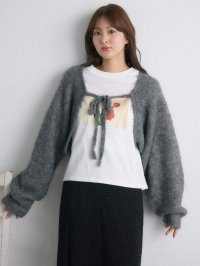 RETRO GIRL/レトロガール RETRO GIRL 起毛ボレロニット/507088820