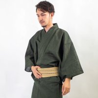 KIMONO UNKNOWN/キモノアンノン kimonoあんのん メンズ 国産高級綿麻しじら生地使用浴衣セット/507090523