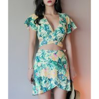 Angel Luna/エンジェル ルナ Angel Luna 水着 セパレート ビキニ 巻きスカート上下2点セット ノンワイヤー パット入り 【返品不可商品】/507091154