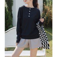 Angel Luna/エンジェル ルナ Angel Luna タンキニ水着4点セット ラッシュガード ビキニ ショートパンツ UVカット率99% UPF50+【返品不可商品】/507091171