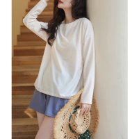 Angel Luna/エンジェル ルナ Angel Luna 【ラッシュガード単品】レディース 水着 体型カバー 長袖 ロングTシャツ アウター ドローコード付き 調節可能 ゆったり/507091176