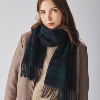 Cashmee/カシュミー Cashmee タータンチェックウェーブ カシミヤ マフラー カシミア100％/507091442