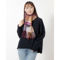 Cashmee/カシュミー Cashmee タータンチェックウェーブ カシミヤ 大判ストール カシミア100％/507091449
