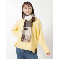 Cashmee/カシュミー Cashmee タータンチェックウェーブ カシミヤ 大判ストール カシミア100％/507091449