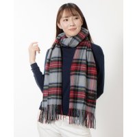 Cashmee/カシュミー Cashmee タータンチェックウェーブ カシミヤ 大判ストール カシミア100％/507091449