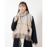 Cashmee/カシュミー Cashmee タータンチェックウェーブ カシミヤ 大判ストール カシミア100％/507091449