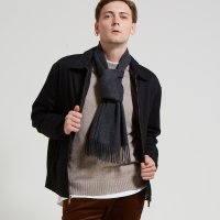 Cashmee/カシュミー Cashmee ベーシックウェーブ カシミヤ マフラー カシミア100％/507091462