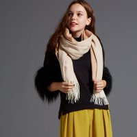 Cashmee/カシュミー Cashmee カシミヤリバーシブルファインストール 大判 カシミア100％/507091512
