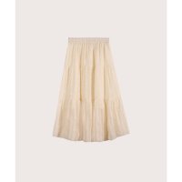 LA POMME petit/ラポミ プチ LA POMME petit Pleats Chiffon Lace Skirt プリーツシフォンレーススカート/507091902