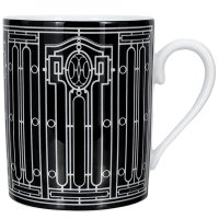 HERMES/エルメス Hermes マグカップ Hデコ ブラック ホワイト【返品不可商品】/507092104